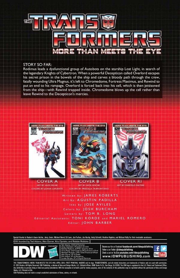 Transformers More Than Meets The Eye Ongoing 16 Comic Book Preview   Drift No More Image  (2 of 9)
